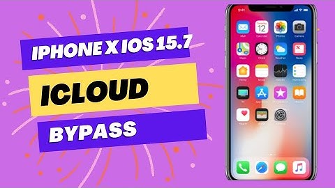 Iphone X icloud bypass ios 15.7 by unlocktool
