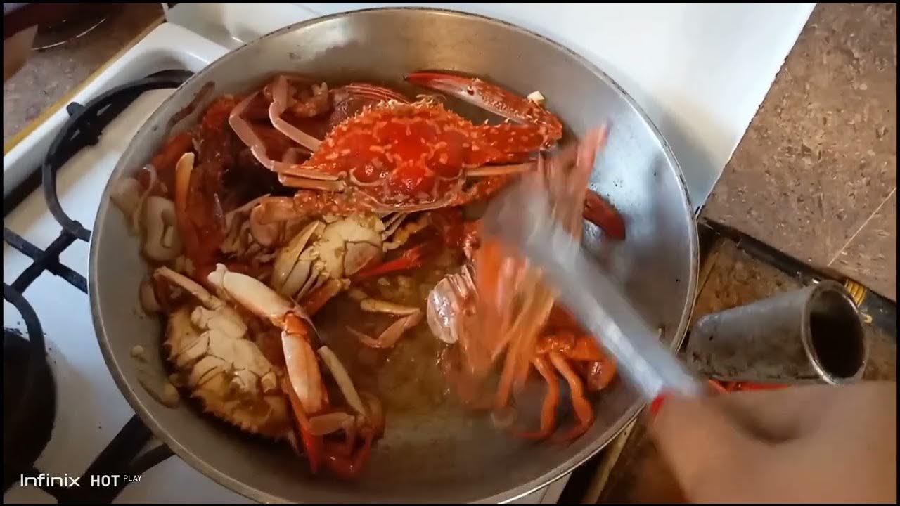 How to cook Buttered Crabs w/ Sprite.. YouTube