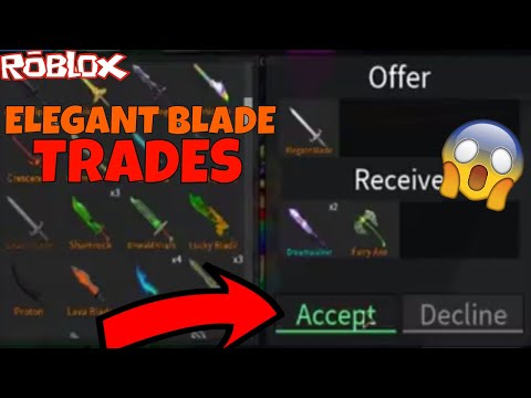 Trading My Elegant Blade For This Worth It Roblox Assassin Elegant Blade Trading Youtube - picture of roblox assassin elegant blade