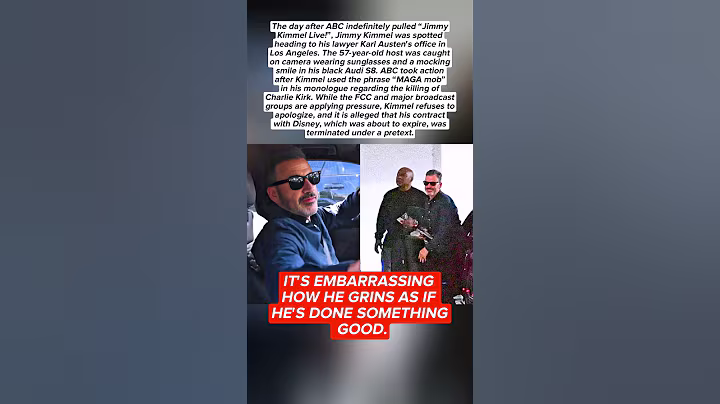 Jimmy Kimmel Seen Visiting Lawyer After Show Pulled by ABC