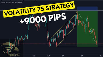 VOLATILITY 75 STRATEGY | HIGH WIN RATE +9000 PIPS |  SYNTHETIC INDICES  | FOREX 2022 EagleEyeFX