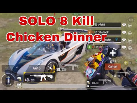Solo 8 kill Chiken Dinner  |  TroTix Plays