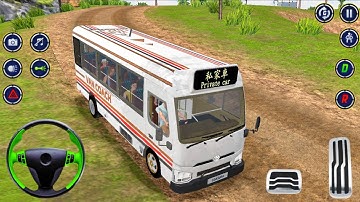 New Van Driving Simulator Games | Minibus Offroad Driving Video Game | Android Gameplay
