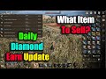 Night crows daily diamond earn update  what item to sell