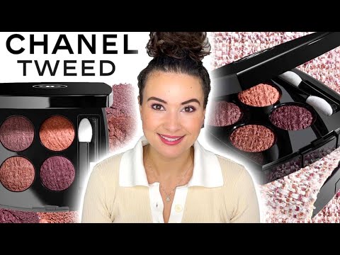 CHANEL 04 TWEED Brun et Rose + EM Cosmetics Everglass Lip Dew