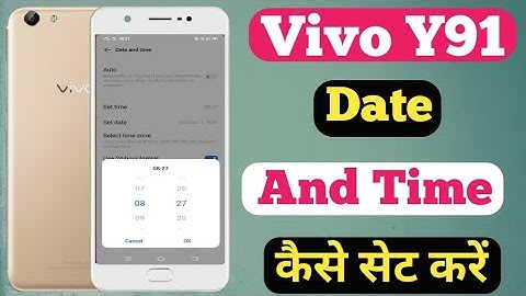 How To Set Date And Time On Vivo Y91 || Vivo Y91 Date And Time कैसे सेट करे