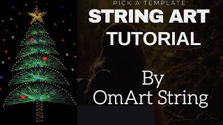 String Art /  How To Make Christmas Tree/EASY STRING ART/DIY