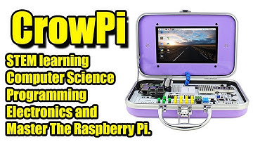 CrowPi Kit First Look STEM learning In A Briefcase - Raspberry PI