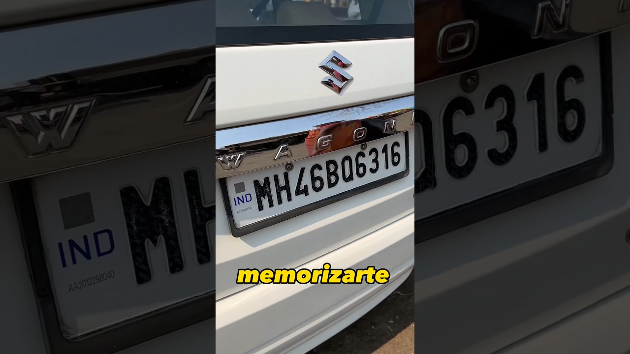 Las placas de auto más largas que existen ??
