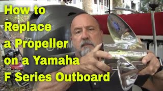 How To Replace A Propeller On A Yamaha F70 Outboard  DIY