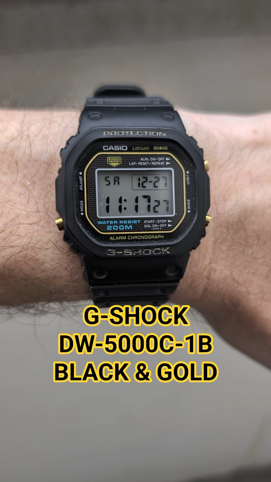 G-Shock DW-5000C-1B - 