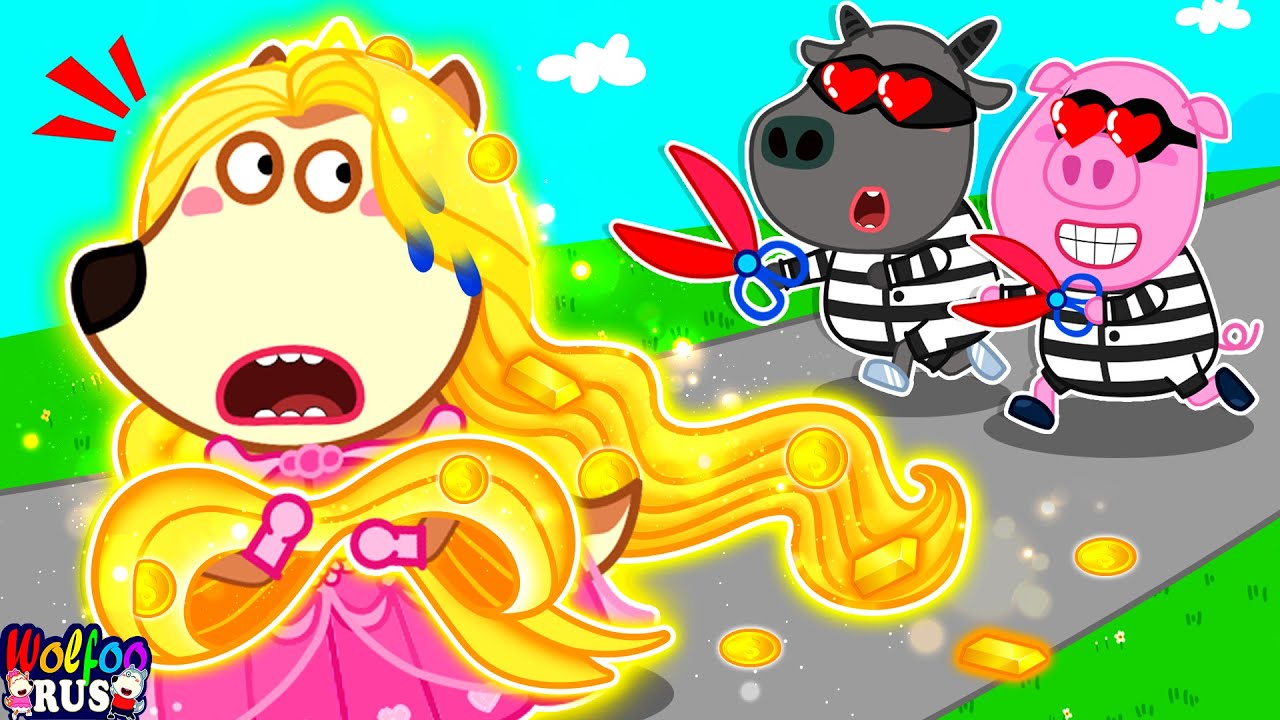 Кто-то хочет украсть золотые волосы Люси! - Истории о принцессе | Wolfoo Russian New Episodes