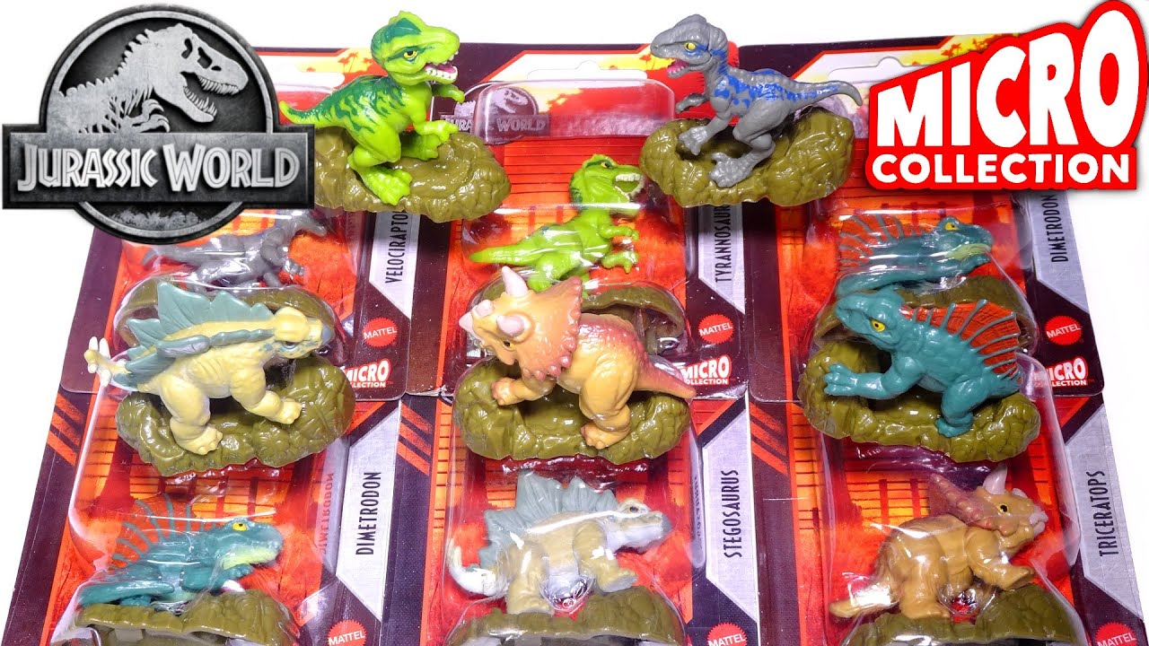 Dollar Tree DINOS! Jurassic World MICRO COLLECTION Dinosaurs, mini