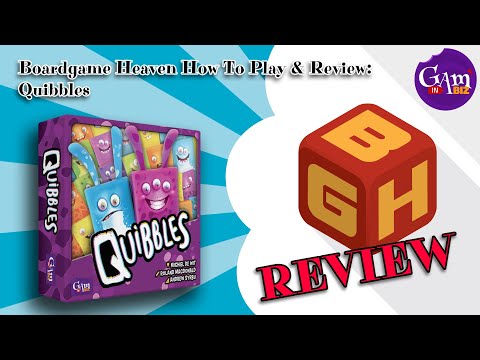 Boardgame Heaven How To Play & Review 195: Quibbles (Gam'n Biz)