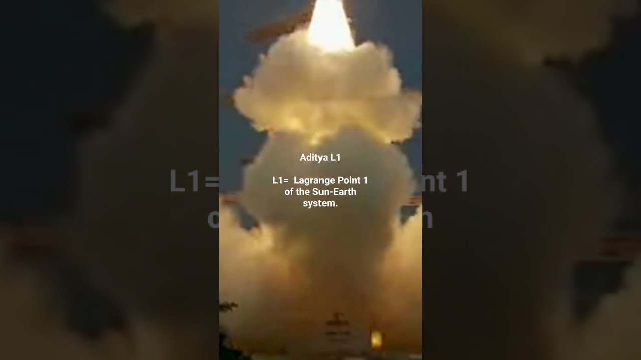 Adity L1 Lagrange Point 1 of the Sun-Earth system. 