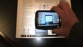 Aurasma App used on Research Poster
