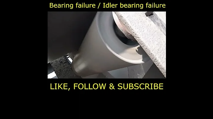 Bearing failure | Bearing life | Bearing defects | Conveyor idler bearing failure #shorts