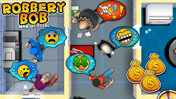 Robbery Bob - Prison vs Robbery Bob 2 Gameplay Walkthrough Ep 118