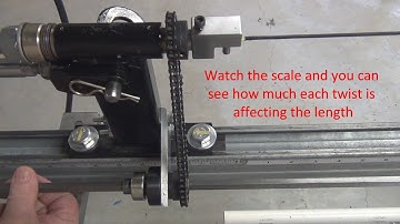 How much does 1 twist change the length of a bowstring