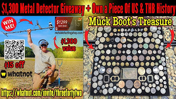 Win a $1,300 Minelab Manticore Metal Detector + Own a Piece of U.S. & Hoover Boys HISTORY
