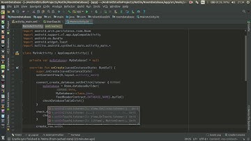 Android Kotlin Usage Tutorial #105 - Room - Create row