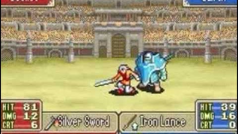 FE6 - Barth Beats A Silver Sword Myrmidon