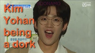 KIM YOHAN BEING A DORK FOR 5 MINUTES STRAIGHT [ PRODUCE X 101]
