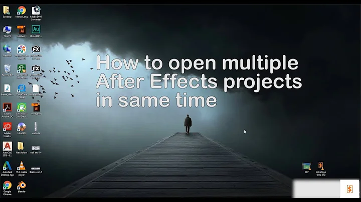 How to open multiple After Effects projects at the same time