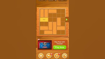 "WOOD  BLOCK PUZZLE" Level 4 in beginner