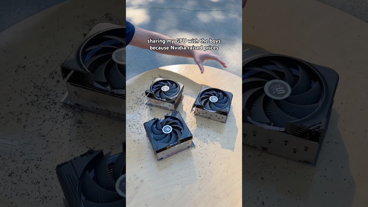 “Sharing GPU with the boys” 💀 #pcgaming #pcgamer #nvidia