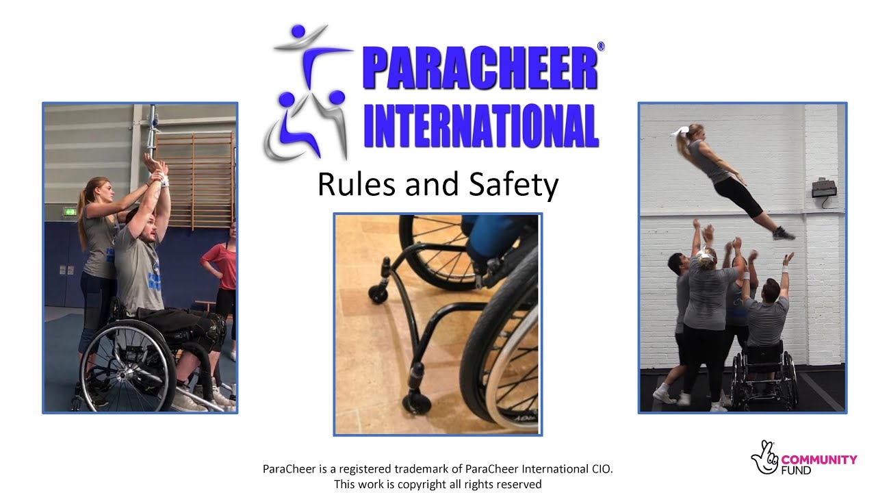 Cheerleading Safely with Mobility Equipment