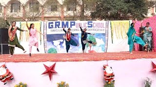 bhangra dance|| performed by|| class 11th girls||G.R.M PUBLIC SCHOOL|| RANHOLA