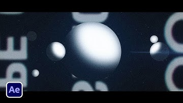 Conceptual Space & Planet Motion Graphics in After Effects | Tutorial