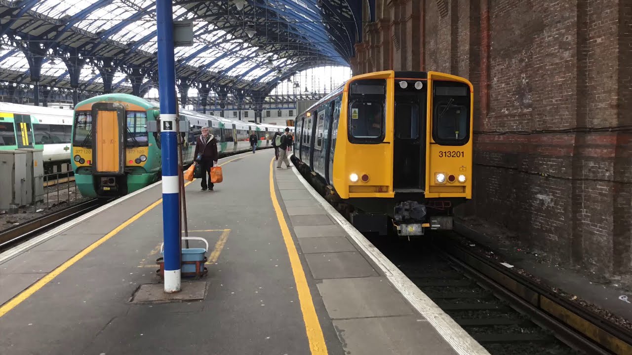 *Back in Service* 313201 In British Rail livery at Brighton 07/03/19