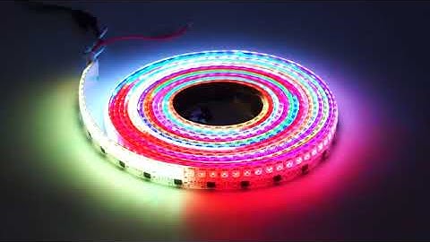 BTF-LIGHTING: WS2811 DC12V 5m 16.4ft 144LEDs/m  IP65 Black PCB Addressable LED Strip