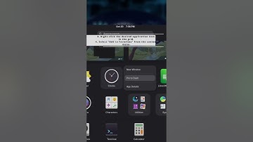 🐧 Gnome 48🐧 2c4 Dash Adding Applications to Favorites🐧#linux #gnome #desktop #distro #ubuntu #fedora