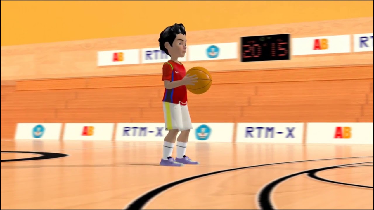 ANIMASI TEKNIK DASAR BOLA BASKET YouTube