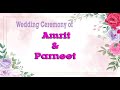 Amrit  parneet wedding live by souljah productions mob 9988899714