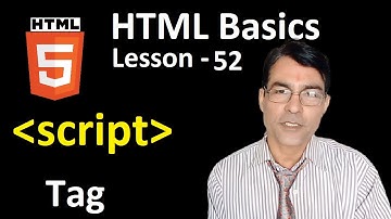 Script Tag in HTML | HTML Basic lesson - 52 | Html for beginners