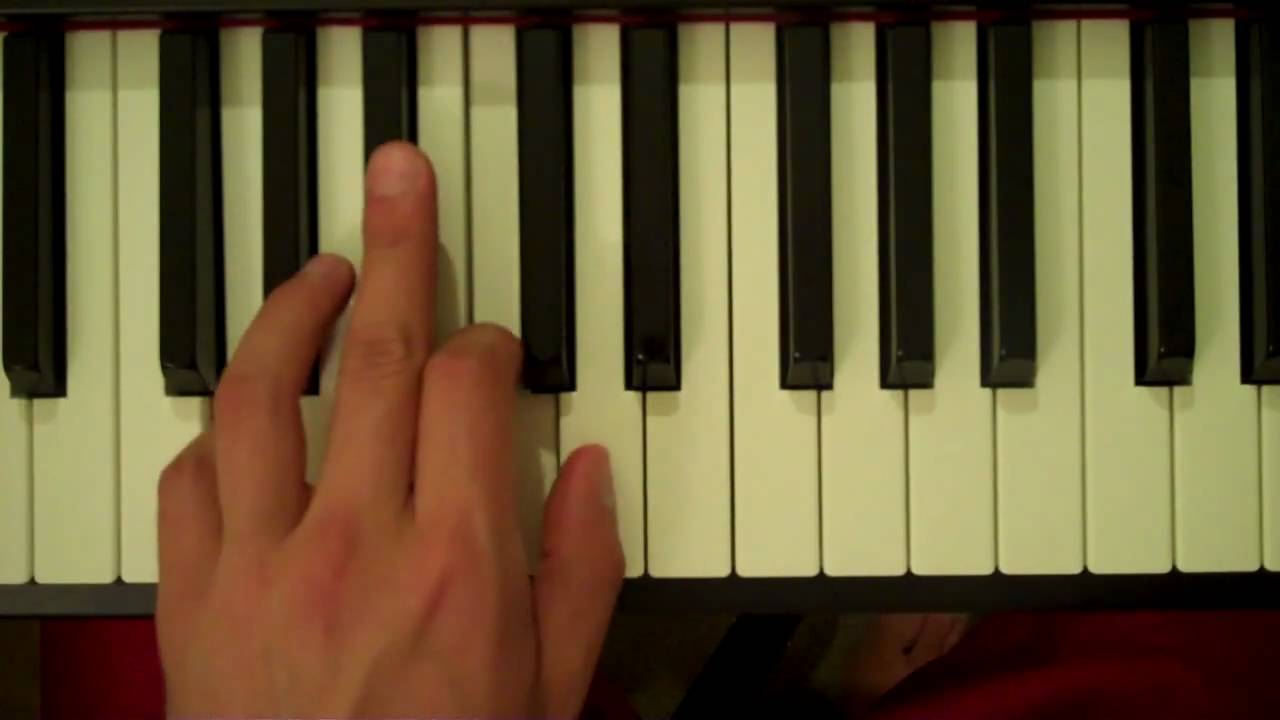 How To Play a Gsus4 Chord on Piano (Left Hand) - YouTube
