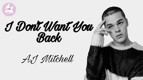 AJ Mitchell - I Don't Want You Back (lyrics video)