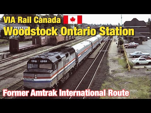 [ Canada Station ] Former Amtrak Internationalj route, VIA Rail Canada Woodstock Station