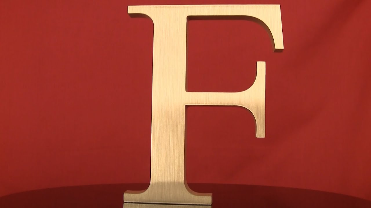 Cast Metal Letters