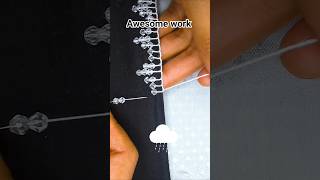 hand work supper easy beautiful dresses design easy lace with border#embroidery #art #shortsfeed