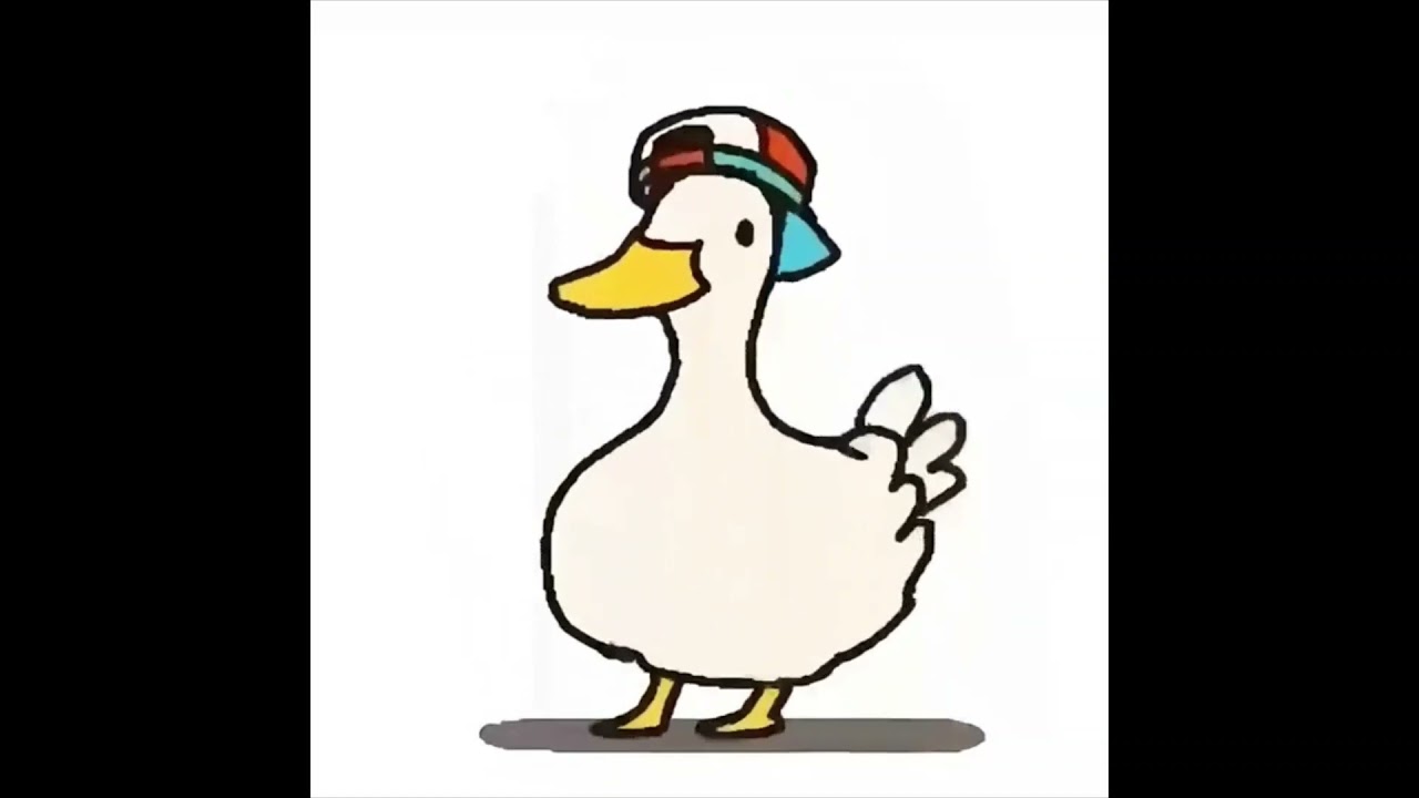 Dancing duck dances to the song dancing - YouTube