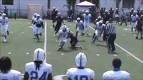 Dukes-Huskies - Quin Walker first down run