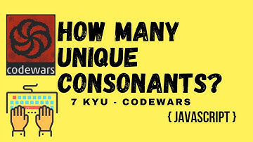 How Many Unique Consonants? | 7 kyu kata | codewars