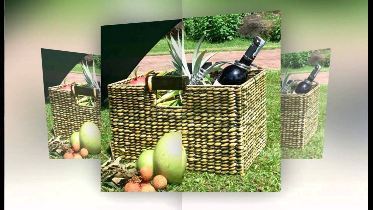Water Hyacinth Baskets, Handmade YouTube