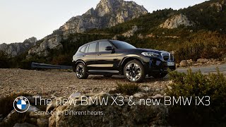 The new BMW X3 and the new BMW iX3