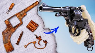 Реставрация ржавого пистолета | Наган 1926